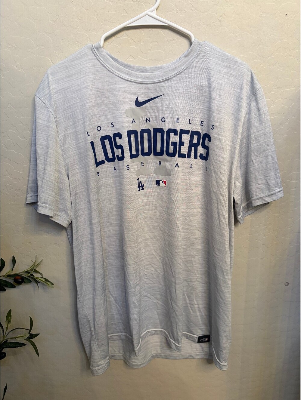 Team Issued #52 Phil Bickord Dodgers City Connect Performance T Shirt